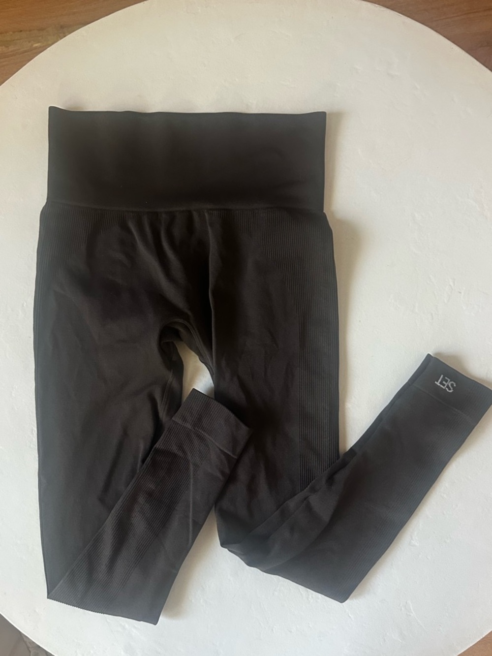 Set Active Brown High-Waist Leggings